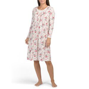 SOPHIA Pink Forever Yours Floral Sleep Gown